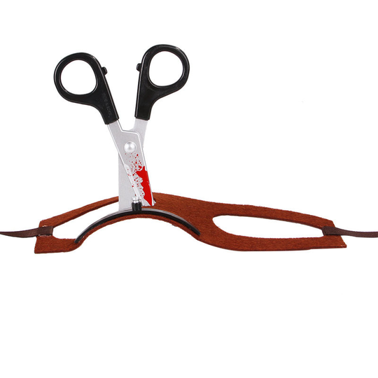Pet Headgear Accessories, Horror Accessories, Black , Scissor s