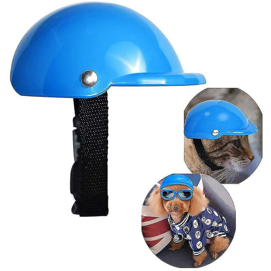 Thsinde - thsidne Pet Dog Helmet Doggie Hardhat For Puppy Blind Dogs Riding Motorcycles Bike Outdoor Activities To Protect Head Sunproof Rainproof