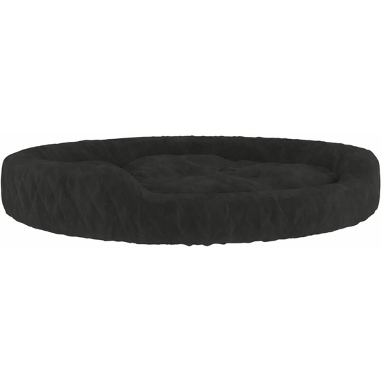 Dog Bed Black 90x70x23 cm Plush Vidaxl Black