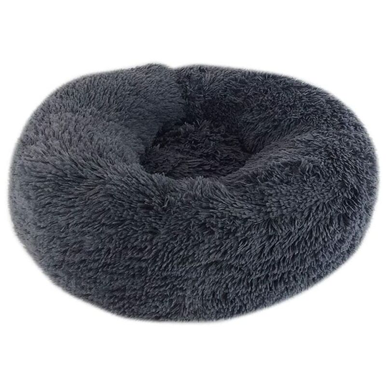 Baskets Dog bed, pet bed, cat bed, dog sofa, cat sofa, fluffy pillow, soft and washable for cats and dogs dark gray 60 cm