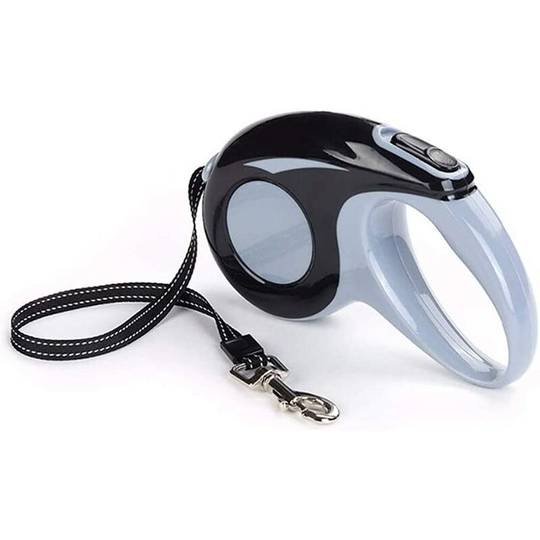 5m Pet Security Automatic Extendable Traction Rope For Small/Medium/Large Dogs (Black)