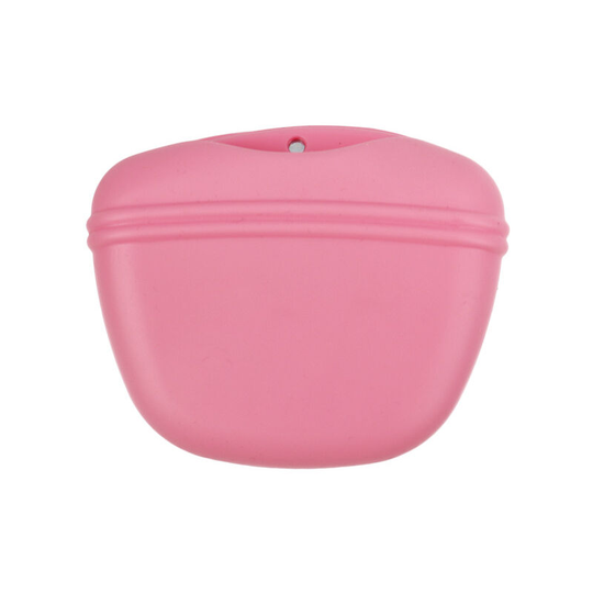 Thsinde - Dog Treat Bag for Training Silicone, Small Dog Treat Bag with Waist Clip, Dog Clicker with Puppy Reward Training Bag for Homemade Treats