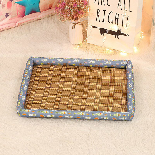 Dog Bed i Scratch and Tear Resistant Dog Basket i Water Repellent Pet Basket i Cat Bed with Plenty of Space (m (44 x 54 cm), Grey)