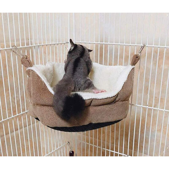 Hammock Rat Hamster Parrot Squirrel Hedgehog Small Animals Toy House Hanging Bed