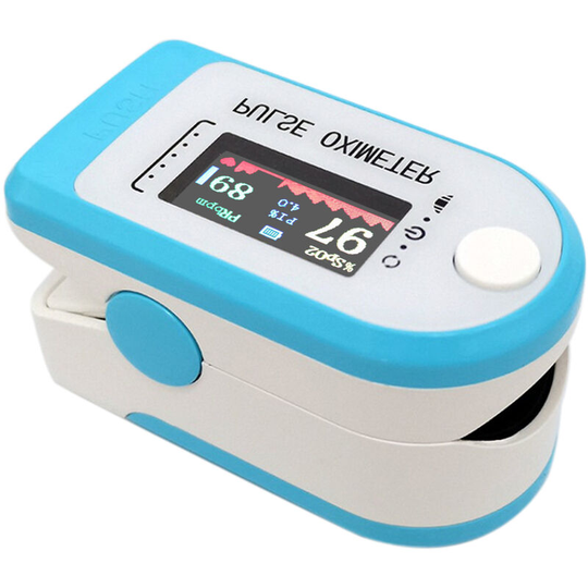 Fingertip Clip P-ulse O-ximeter tft Colorful Screen Display Mini SpO2 Monitor Oxygen Saturation Monitor Pulse Rate Measuring Mini Portable 2 * aaa