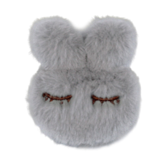 16pcs Quilt Holder Plush Winter Anti-Running Non-Slip Sheet Clip(Gray Rabbit) - Muff