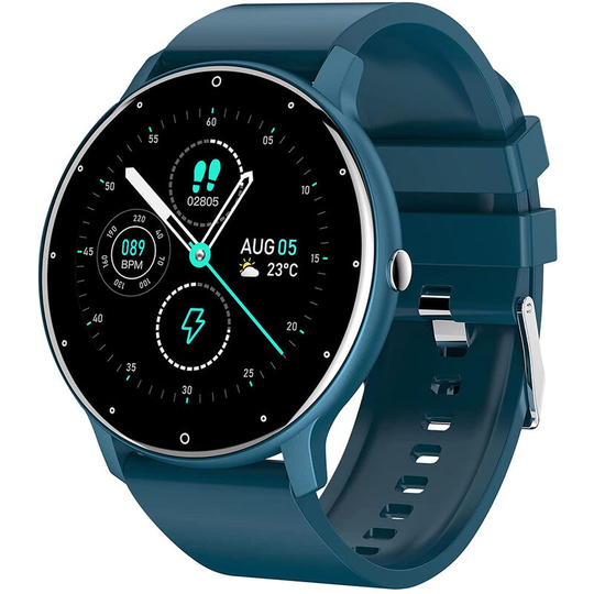 ZL02D Smart Bracelet Health Housekeeper Sports Partner Weather Forecast Heart Rate Blood Pressure Information Reminder Bracelet Yellow, Blue - Blue