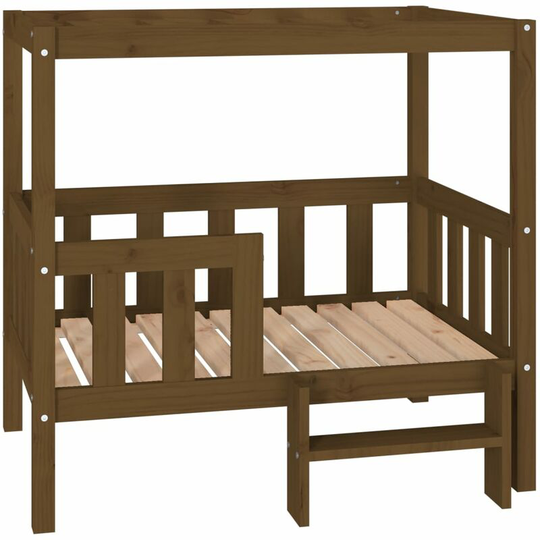 Dog Bed Honey Brown 95.5x73.5x90cm Solid Wood Pine Vidaxl Brown