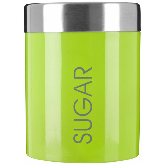 Premier Housewares - Lime Green Enamel Sugar Canister