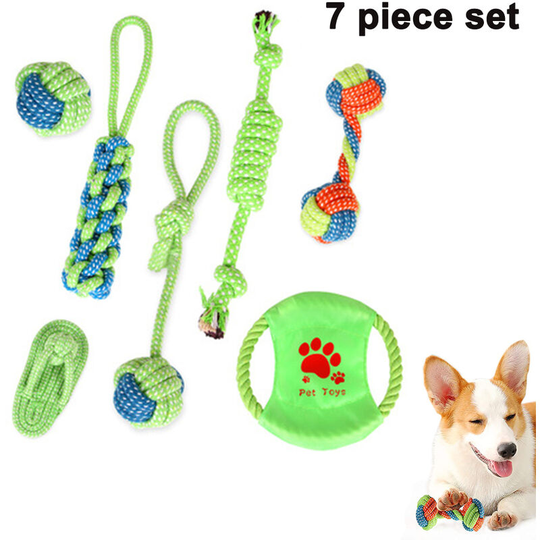 Large Dog Rope Toys, Dog Chew Toys, Dog Toys for Large, Large Dogs, 7pcs, style 1