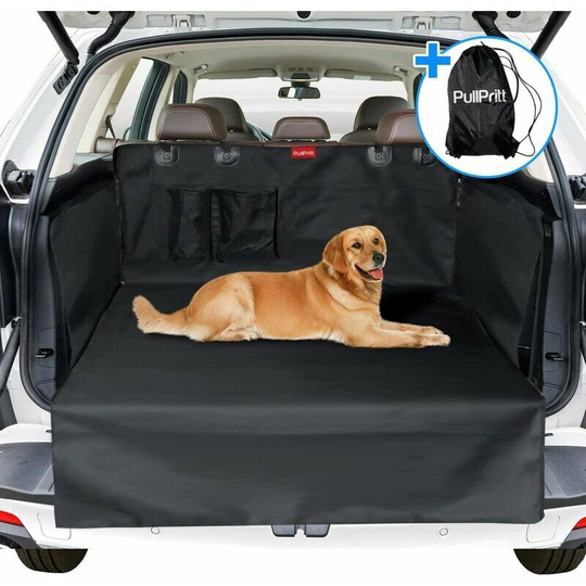 Dog Car Boot Cover, Waterproof and Non-Slip Dog Car Cover with Side Protection 185 x 105 cm Fits Most SUVs and Vans