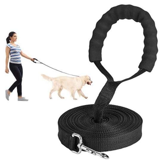 Dog Training Leash Dog Lanyard Strap Long Leash with Padded Handle Size -2.5 * 10M