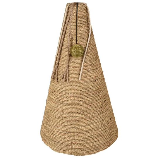 Flamingo - Cat Scratching Cone 30x50 cm Seagrass Brown