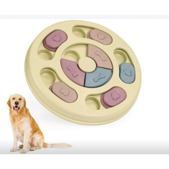 Macaron Interactive Dog Toy, Educational Dog Toys, Slow Feeding Dog Toys, Educational Pet Toys for Cats and Dogs(Green)