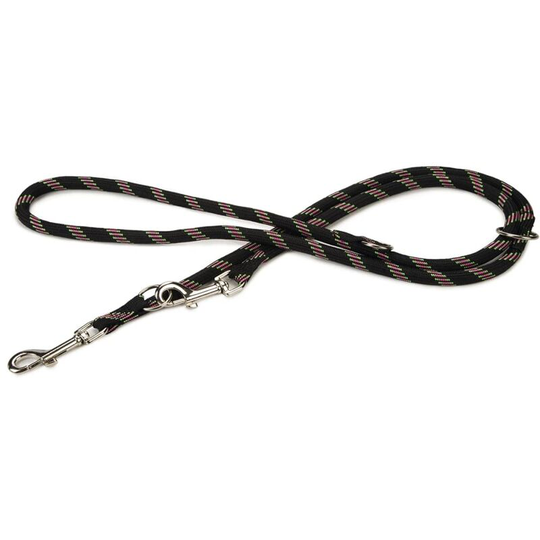 Beeztees - Training Leash Nylon Black 200x1.3 cm 744013 Black
