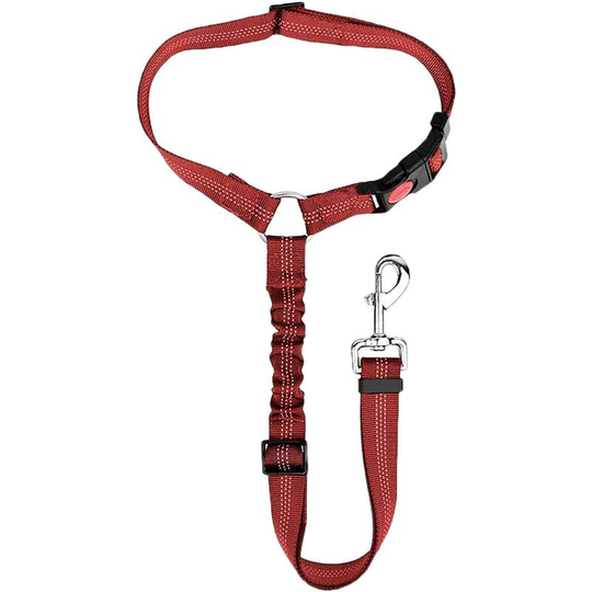 Dog Car Belt, 2 in 1 Adjustable Dog Leash, Dog Safety Belt with Shock Absorption Elastic for All Breeds of Dogs, Cats, Cars