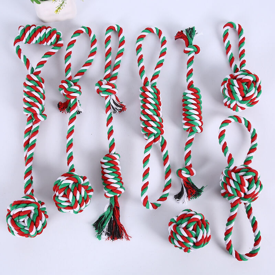 Pet Supplies Cotton Rope Dog Toys Molar Pet Toys (8pcs)