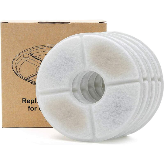 Monly - Cat Dog Fountain Filters, Replacement Filters, Replacement Filter Only Compatible Cat Dog Water Fountain, 4 Pack
