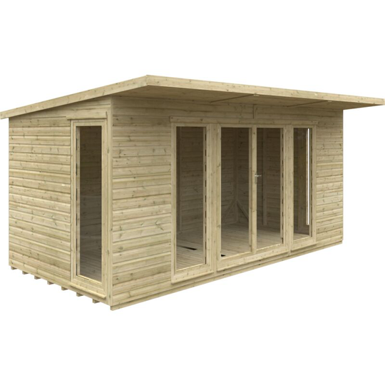 16x8w Pressure Treated Tanalised Shiplap Timber Garden Studio