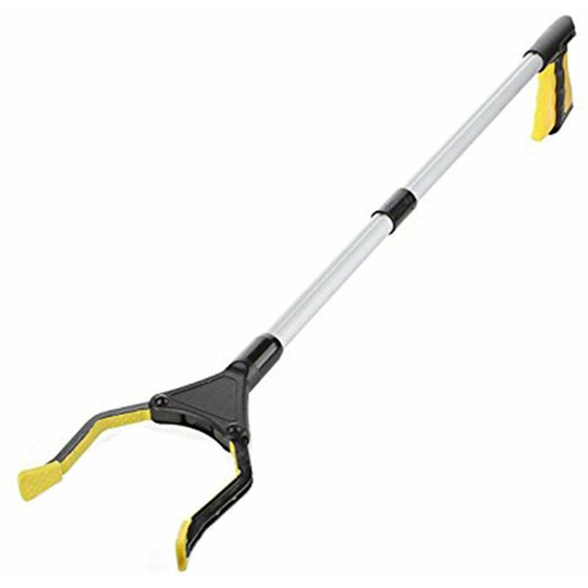Grab Stick, Foldable Garbage Picker Long Arm Garbage Pickup Equipment (Yellow) - Muff