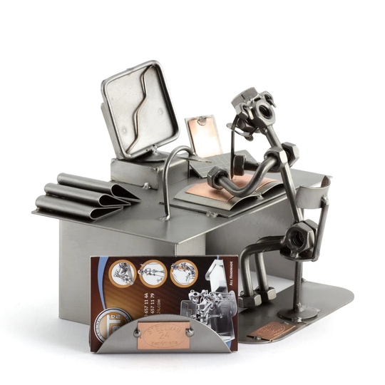 PC Computer Screw Man Place Card Holder