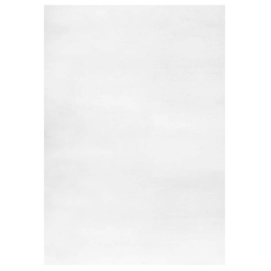 Power Loom White Rug