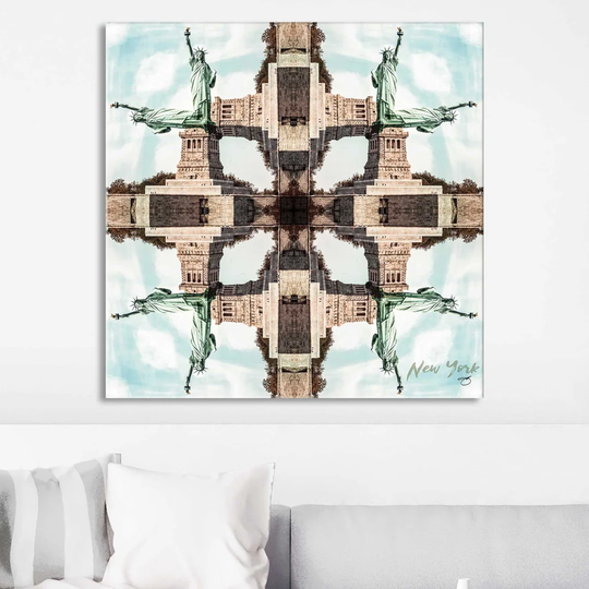 Trippin in New York by Jodi - Wrapped Canvas Graphic Art Print