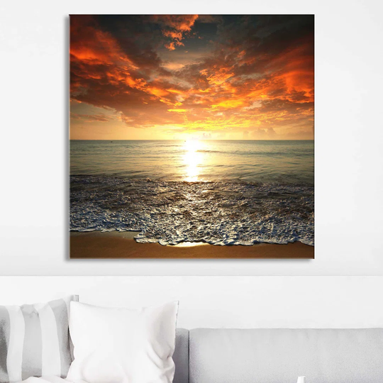 "Rosso" Print On Canvas