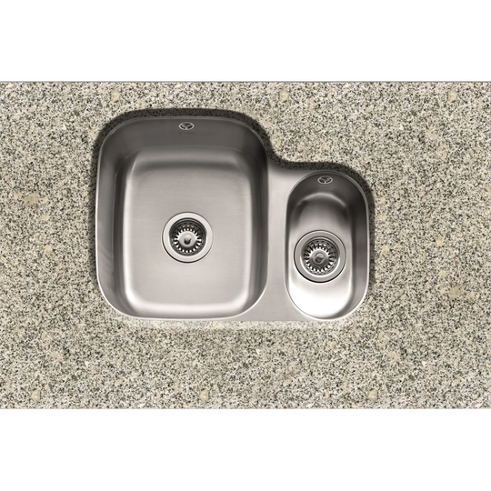 Form 59cm x 45cm Double Bowl Undermount Kitchen Sink