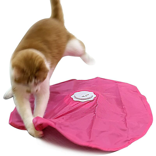 Interactive Cat Play-Catch The Tail-Electric, Rotating Feather , Motion, Automatic, Best Undercover Mouse Under Blanket cat Toy