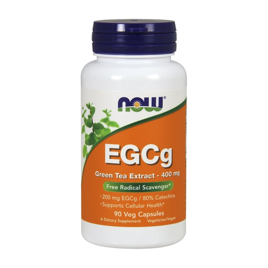 Now Foods, EGCg, Green Tea Extract, 400mg, 90 Veg Capsules