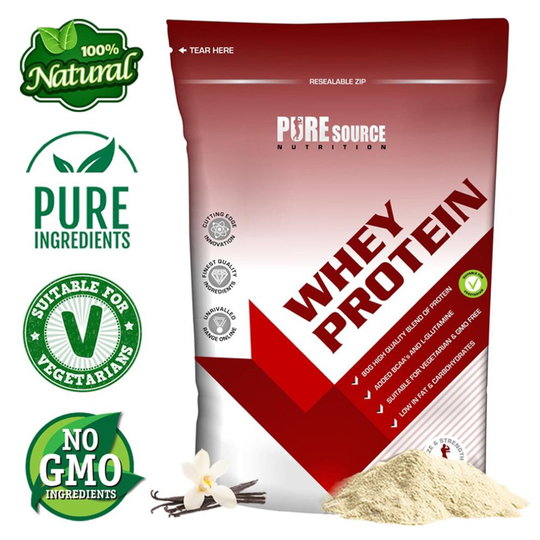 (Vanilla, 2.5Kg) Whey Protein Powder Lean Muscle Build Gainer PSN