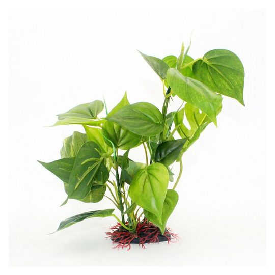 Perle Rare - 30cm Artificial Aquarium Plant Realistic Appearance Aquarium Ornament Green Leaves
