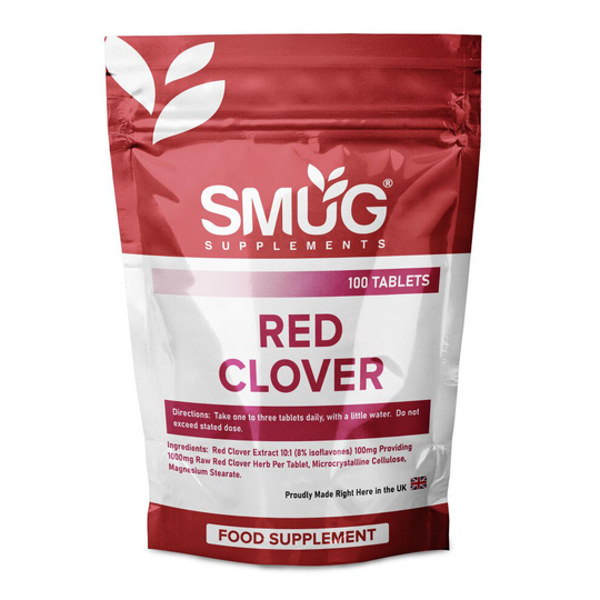 Red Clover 1000mg Supplement - 100 High Strength Red Clover Tablets