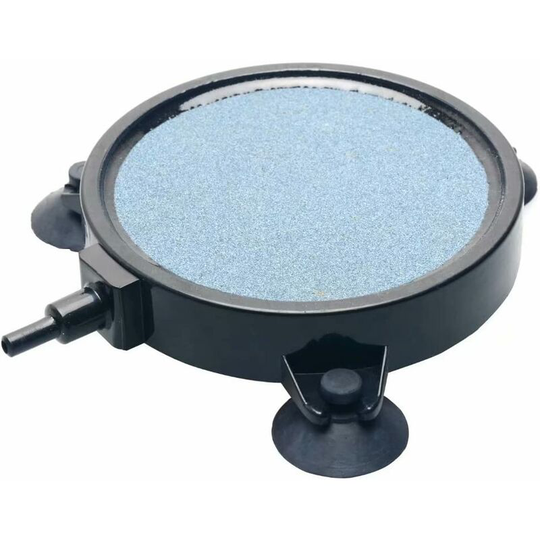 4-Inch Air Stone Disc Bubble Diffuser with Suction Cups for Aquarium Fish Tank Pump
