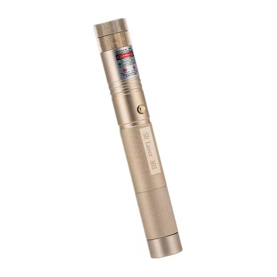 Gypsophila Green Light, Laser Flashlight, Laser Pointer, Flashlight Gold - Muff