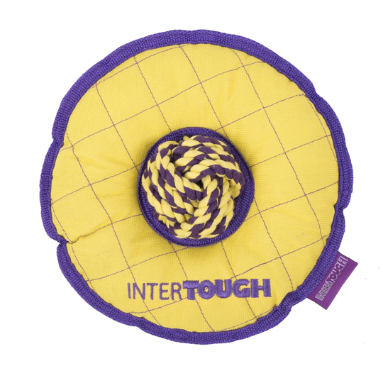 Chisholm Tough Donut Frisbee in Yellow and Purple