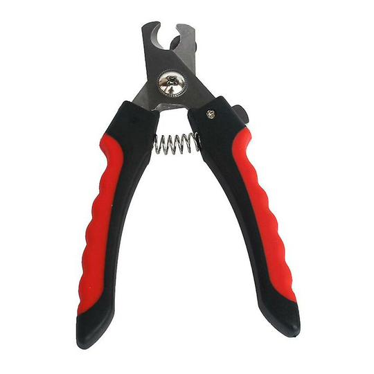 Deckon - Alekom Nail Clipper For Dogs, Professional Nail Nipper With Stainless Steel Blades And Safety Catch For Small Animals, Free Nail File