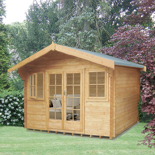 Princeton 16 x 16 Ft. Tongue and Groove Log Cabin