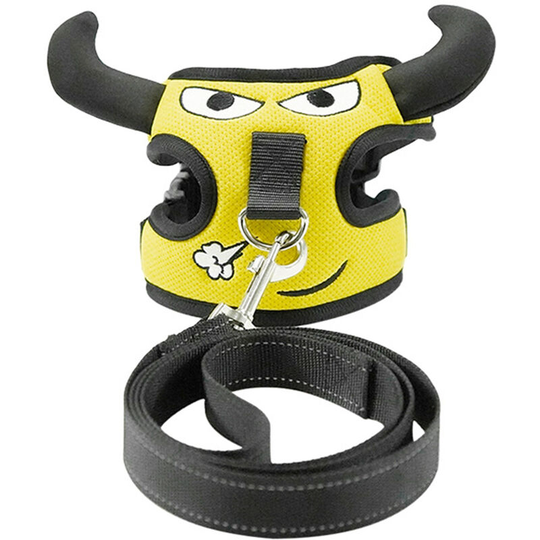 Dog Vest Harness Breathable Pet Vest with Leash for Outdoor Walking Training for Small Medium Dogs xs Size,model:Yellow