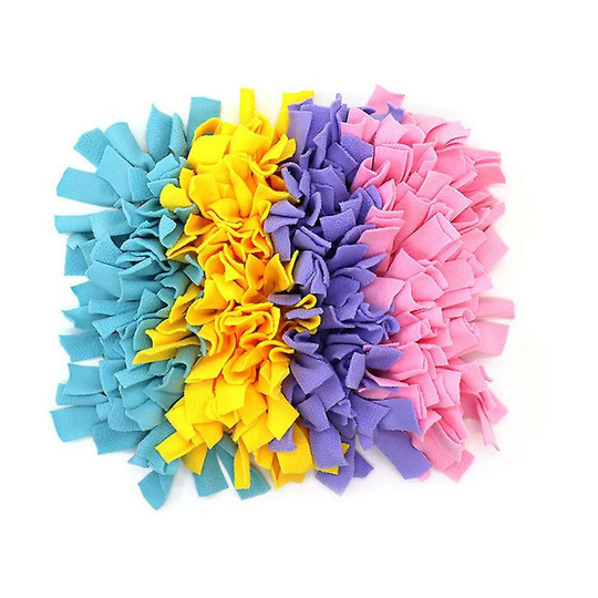 Dog Play Mat Sniffing Mat Washable Foldable Anti-Slip Dog Toy Four Horizontal