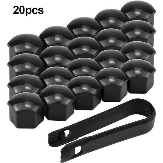 Car Vehicle Wheel Nut Caps Hex Nut Cover Bolt Wheel Nuts Universal for Most Vehicles with Removal Tool