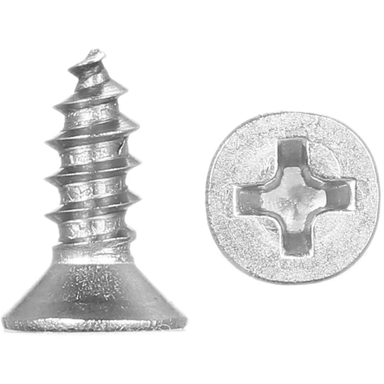 A2 DIN7982 #6 304 3.5mm Stainless Steel Screw Countersunk Self Tapping Wood Screws 3.5mm*10mm