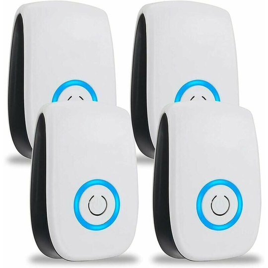 Joorrt - Ultrasonic insectifuge 22-65khz, powerful 4-pack inverter insectifuge for versatile rodent occasions, rats, ants, cockroaches
