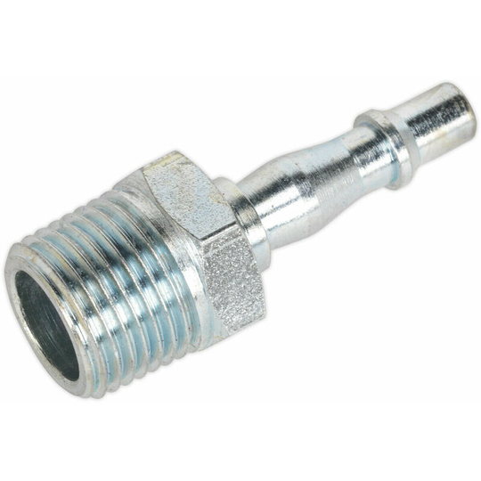 Loops - 5 pack 1/2 Inch bspt Screwed Adaptor - Male Thread - 100 psi Free Airflow Rate