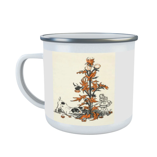 Lakeview Alice's Adventures in Wonderland Enamel Mug