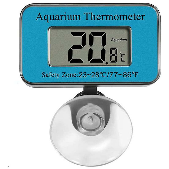 Sun Flowergb - Aquarium Thermometer Lcd Waterproof Digital Thermometer With Suction Cup Fish Tank Water Temperature Thermometer For Fish Tank Aquarium