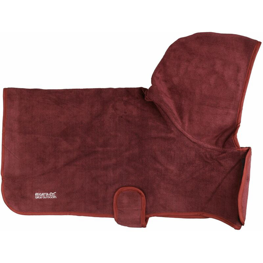 Dog Drying Coat (l) (Claret Red) - Claret Red - Regatta