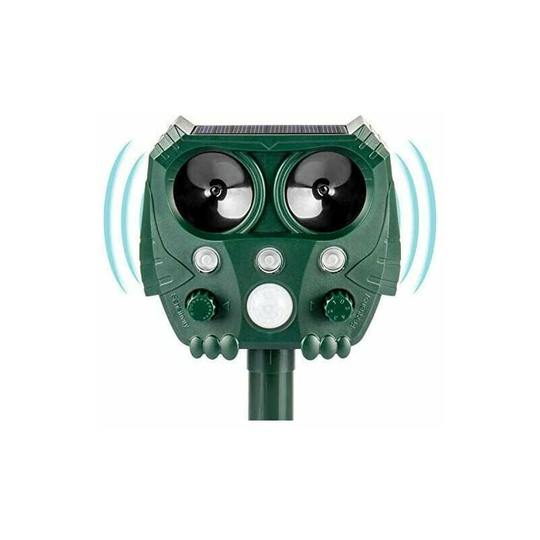 Echoo - Ultrasonic Solar Repeller Animal Repeller Waterproof Animal Repeller Bird Repeller