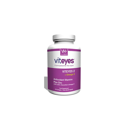 Viteyes 2 Plus Omega-3 - New AREDS formula - Three Month Supply 270 Softgels **NEW**